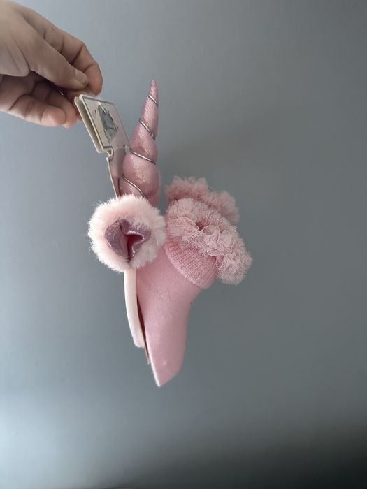 Zestaw skarpetek i opaska z jednorożcem z USA