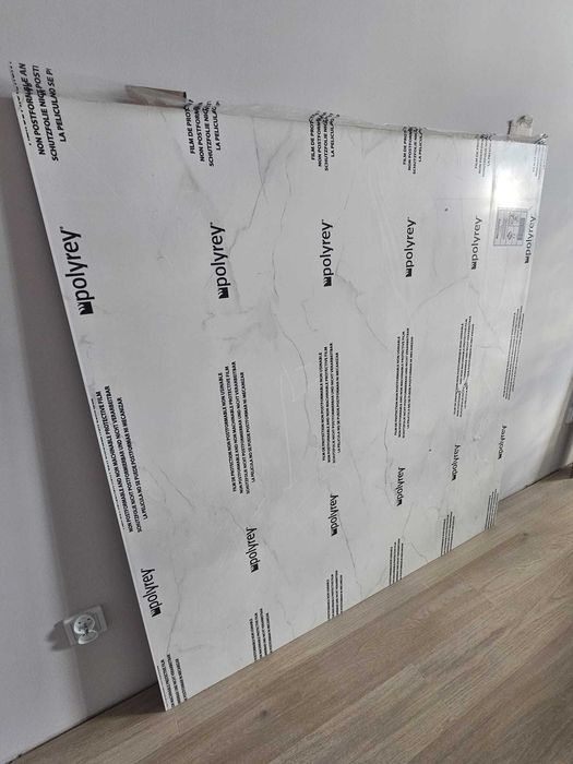 Blat kompaktowy HPL 12mm BIAŁY MARMUR