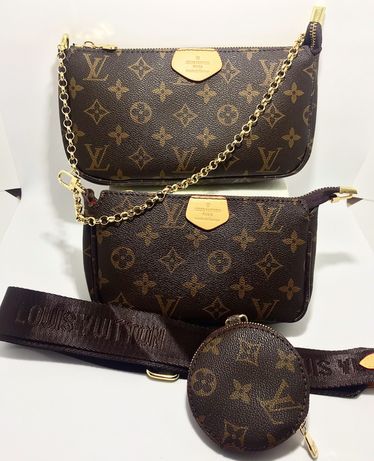 Piękna duza torebka monogram azzur brelok A4 louis vuitton premium Warka •  OLX.pl