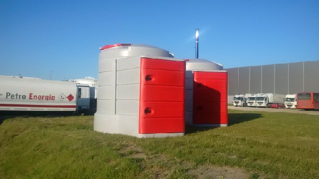 BIAŁYSTOK Zbiornik dwupłaszczowy na paliwo FORTIS X-TANK 2500L ON Dies