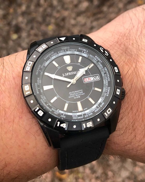 Часы JSprings (by Seiko) WorldTime Automatic , Made in Japan, идеал