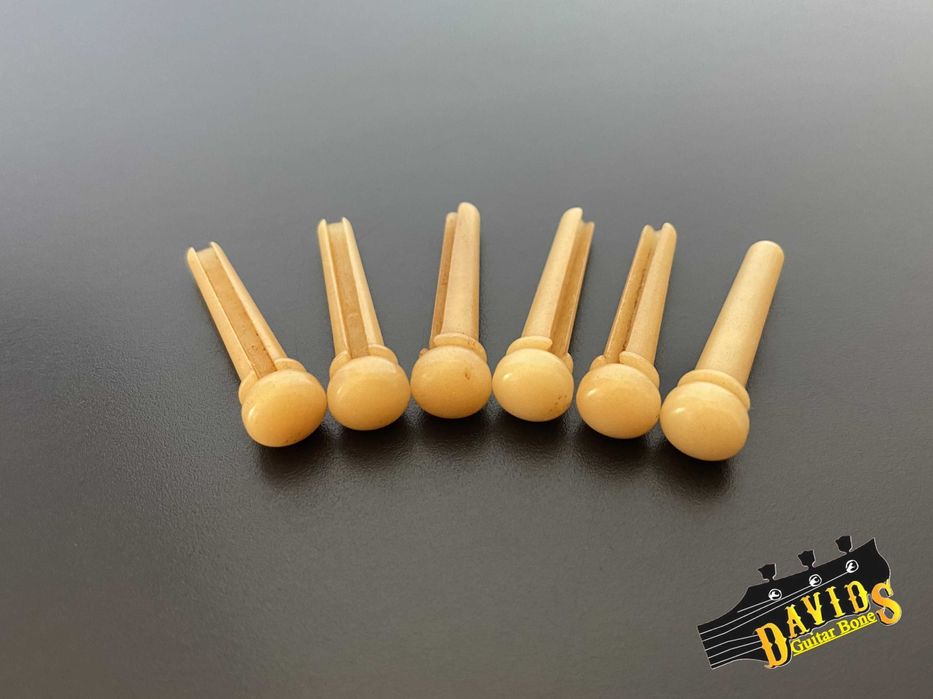 Pins em osso de camelo envelhecido Guitarra Folk