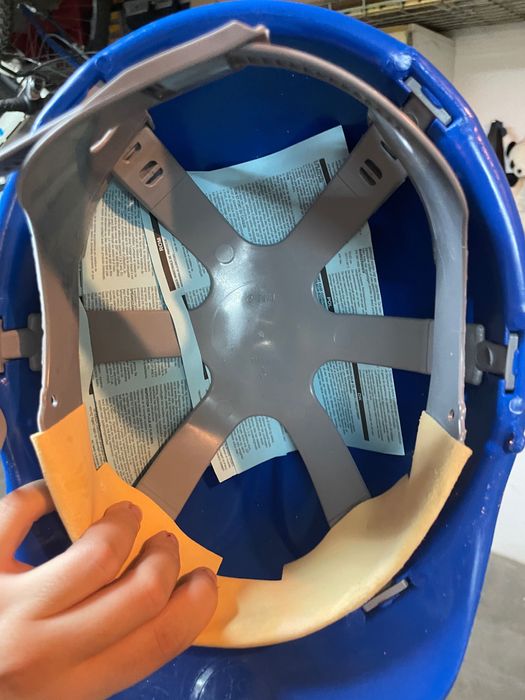 Capacete Azul Novo