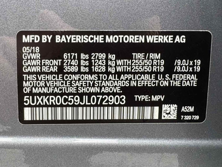 BMW X-5 4x4 2018