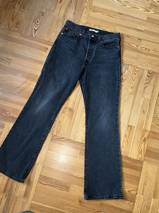 Джинси levi’s, кльош, батерфляй, bootcut, wedgie, широкі від коліна