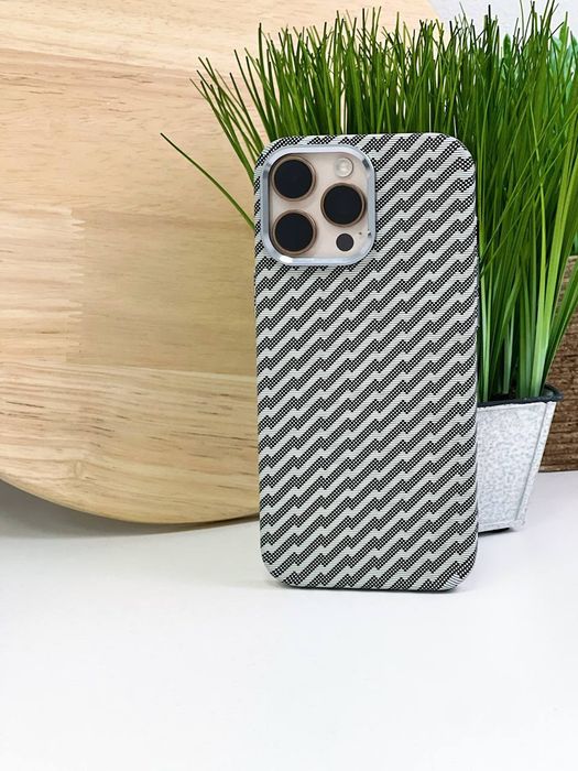 Чохол карбон карбоновий MagSafe iPhone Pro Max чехол айфон про макс 15 / 16 тонкий