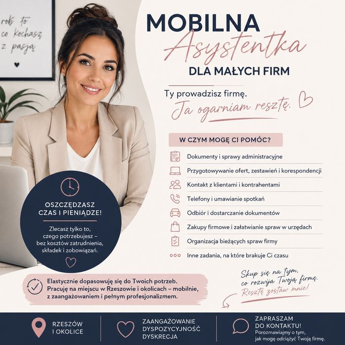 Mobilna asystentka dla małych firm