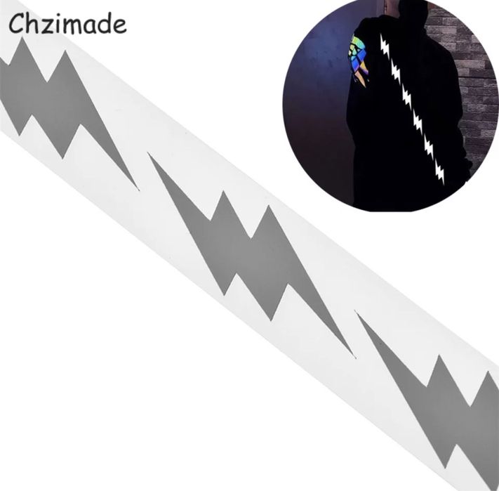 Флікер наліпка. Світловідбиваюча наліпка на одяг. Рефлектор