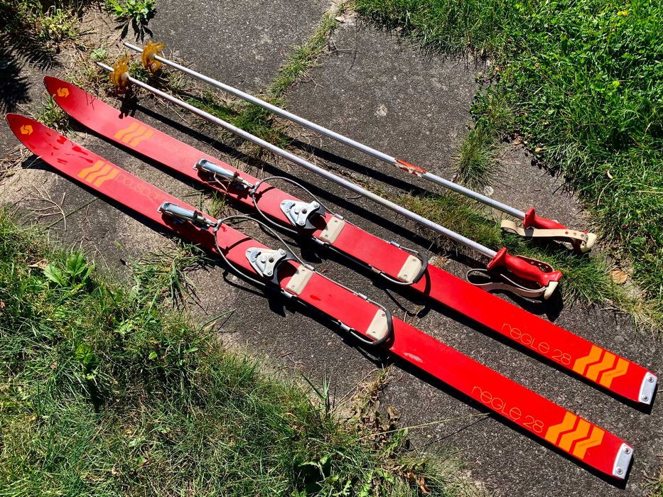 Narty POLSPORT REGLE 28 (150 cm) + kijki