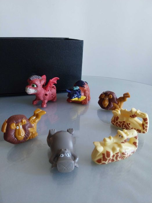 Lote 7 brinquedos, animais, ótimo presente para crianças