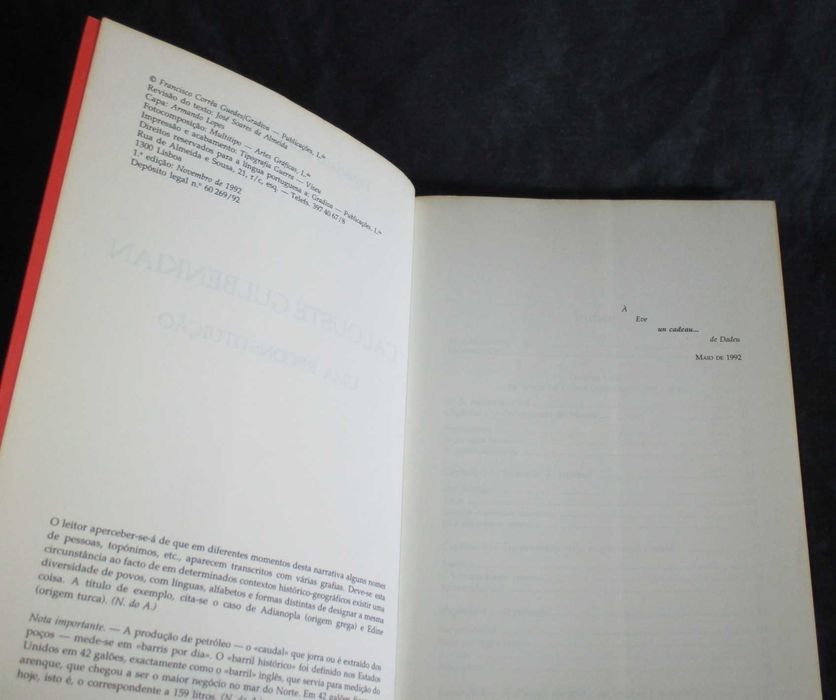 Livro Calouste Gulbenkian Uma Reconstituição Francisco Corrêa Guedes