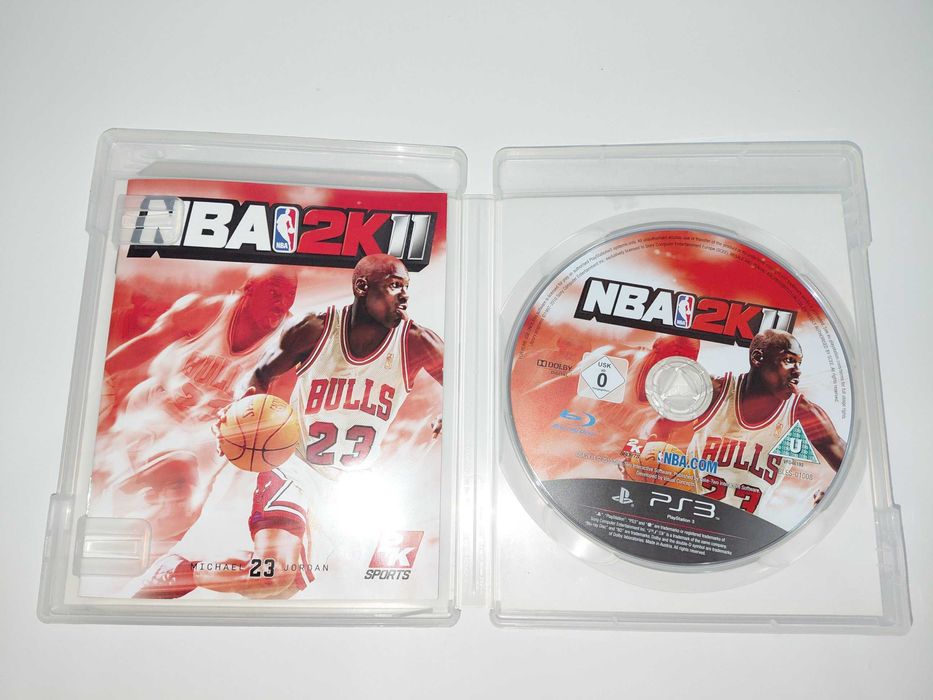 ps3 NBA 2K11 koszykówka MICHAEL JORDAN 23 BULLS dla 1-7 graczy, komplet