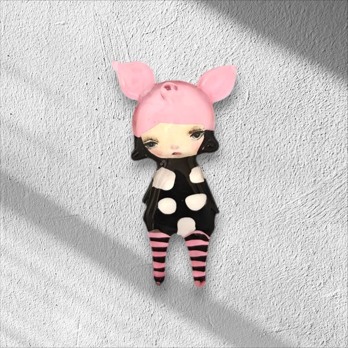 Broszka Świnka Misiuro