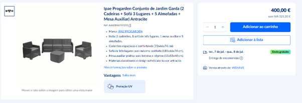 Conjunto de Jardim Garda IPAE PROGARDEN – Novo