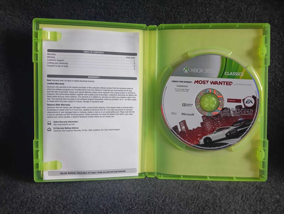 Xbox 360 Need For Speed Most Wanted 2012