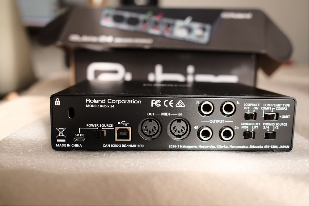 Interface Roland rubix24 - Novo