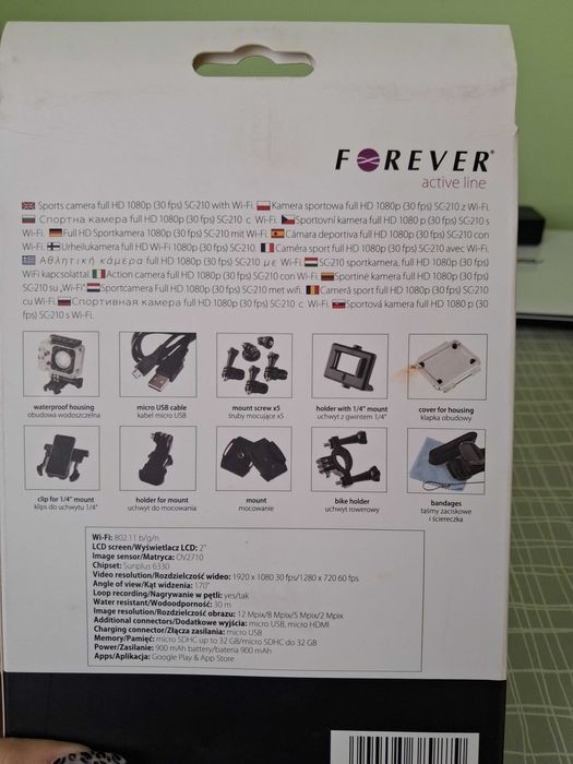 Kamera sportowa Full HD