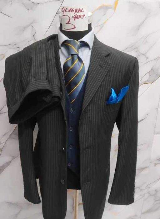 Fato Homem Bernardi 54 Suit Blazer e Calças Lã Cinzento Escuro Dark Grey
