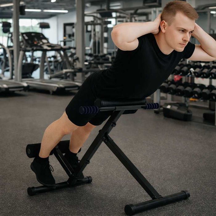 Лава для гіперекстензії G1 тренажер для спини та преса гиперэкстензия