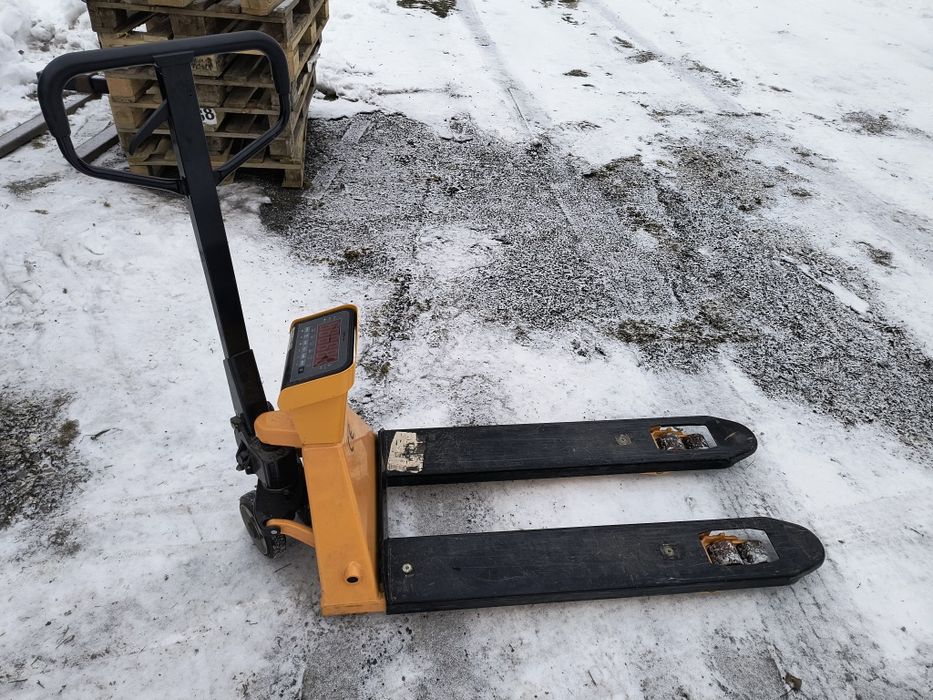 Wózek paletowy z wagą 2000kg 115cm jak NOWY