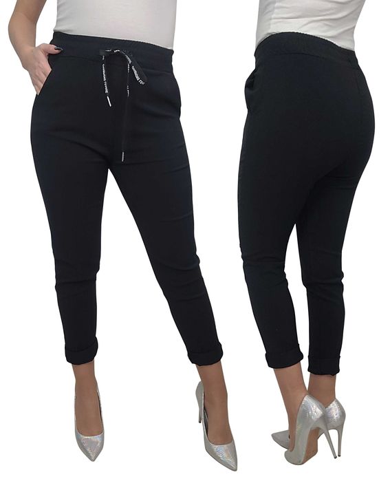 10 KOLORÓW Cygaretki S-XXL eleganckie spodnie damskie