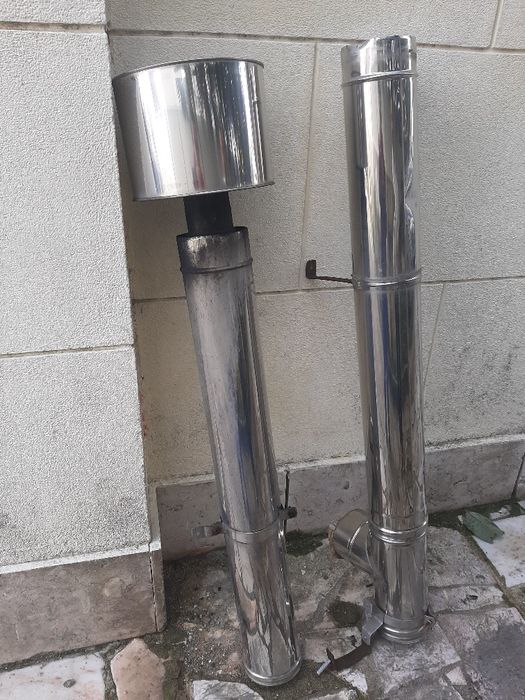 Salamandra a Pellets FlamePlus 12 kW - Completa e Pronta a funcionar