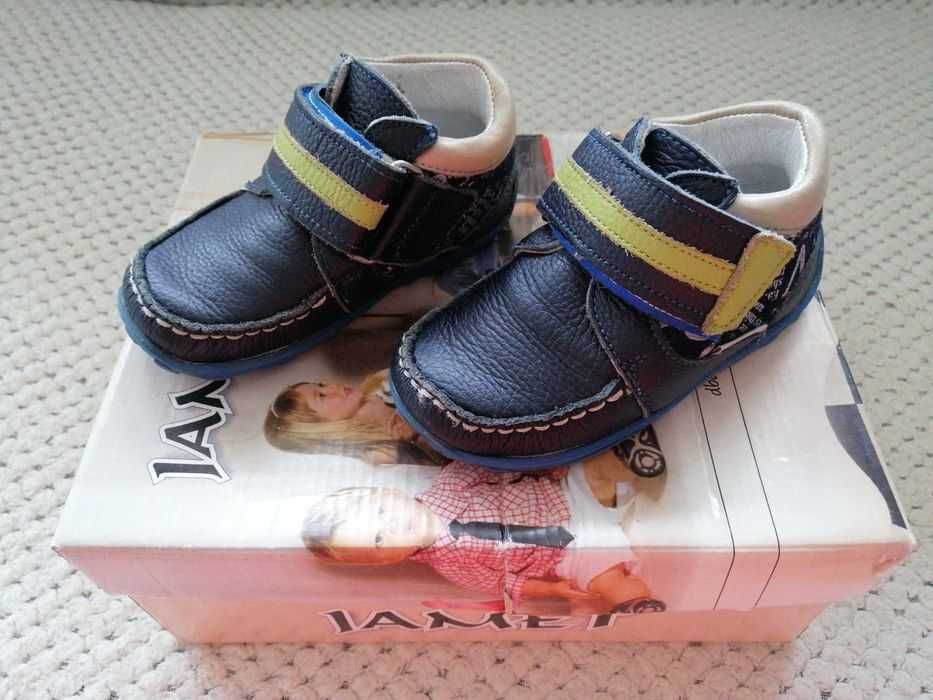 Buty skórzane trzewiki wiosenne 22 jamet