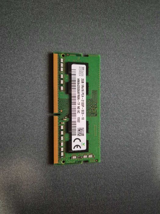 ОЗУ для ноутбука 2GB 1Rx16 DDR4 2133 mhz