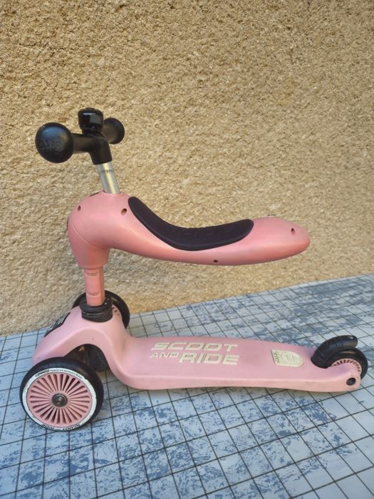 Самокат-беговел 2 в 1 Scoot&Ride Highwaykick 1 Rose
