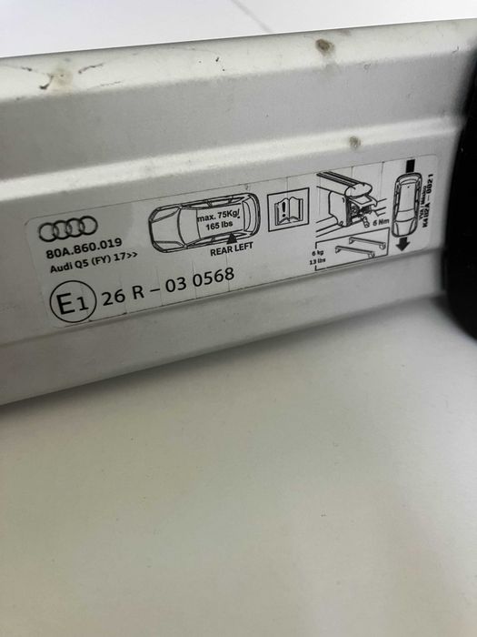 Relingi na dach, bagażnik dachowy AUDI Q5