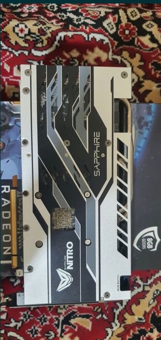 Продам игровую  видеокарту SAPPHIRE NITRO+ Radeon rx580  8Gb