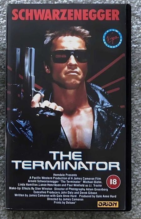 Terminator TRYLOGIA 1 oraz 2 i 3 na sprzet magnetowid - VHS FILMY kasety