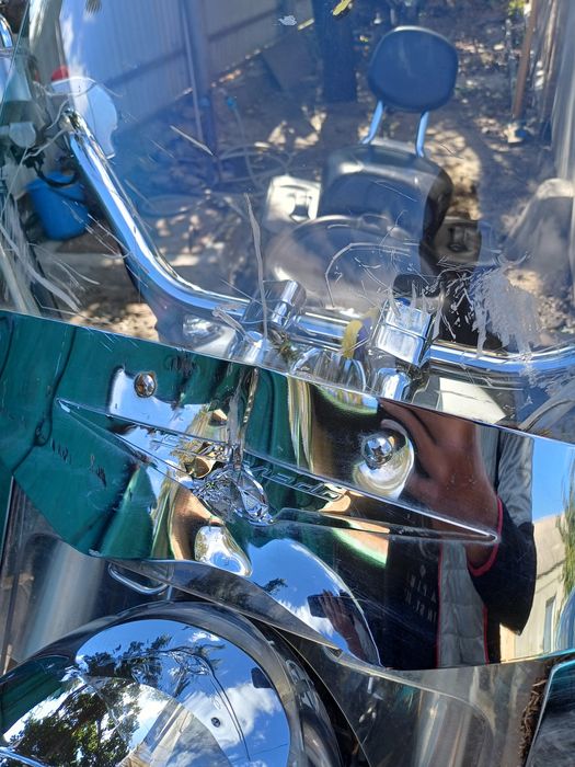 Yamaxa Road Star 1700 - вітрове скло (оптікач)