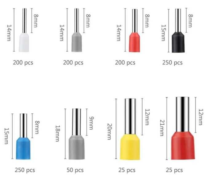 Kit 1020 Terminais Isolados - Novo