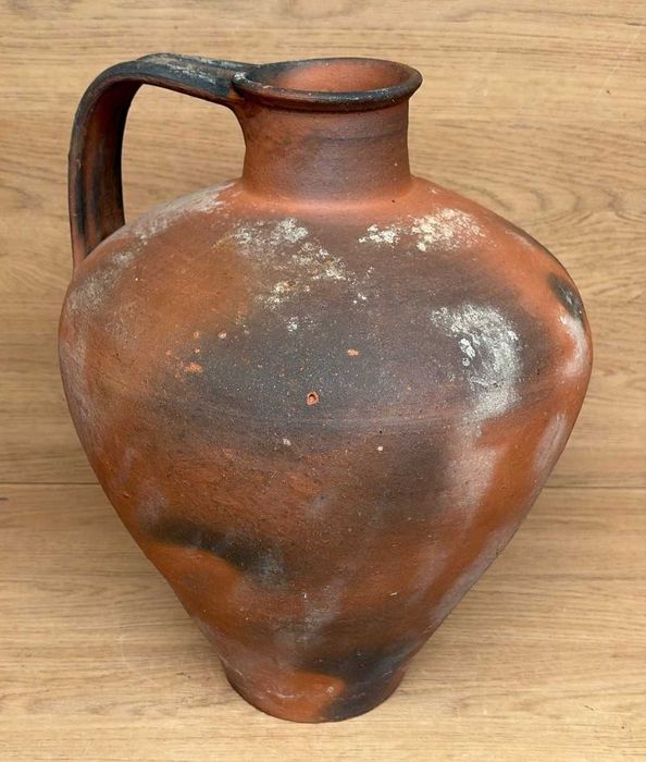 Cântaro, bilha ou infusa artesanal de barro, possivelmente do século XIX