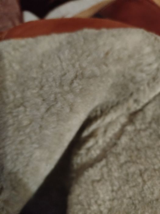 Шкіряні чоботи на хутрі р.40