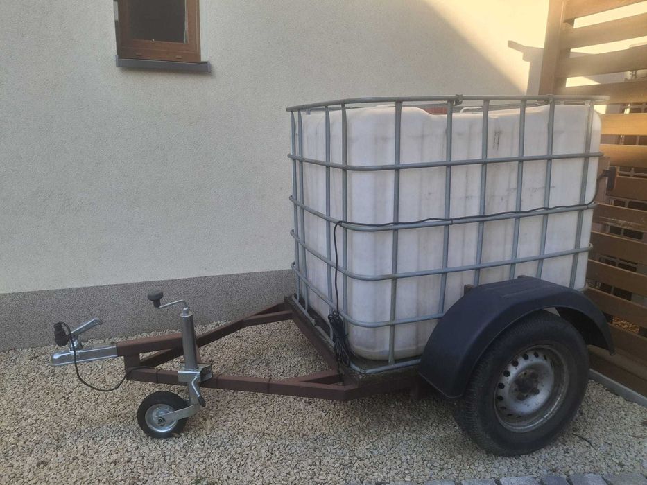 Mauzer 1000L Przyczepka mauzer 1000L zaczep nadkola