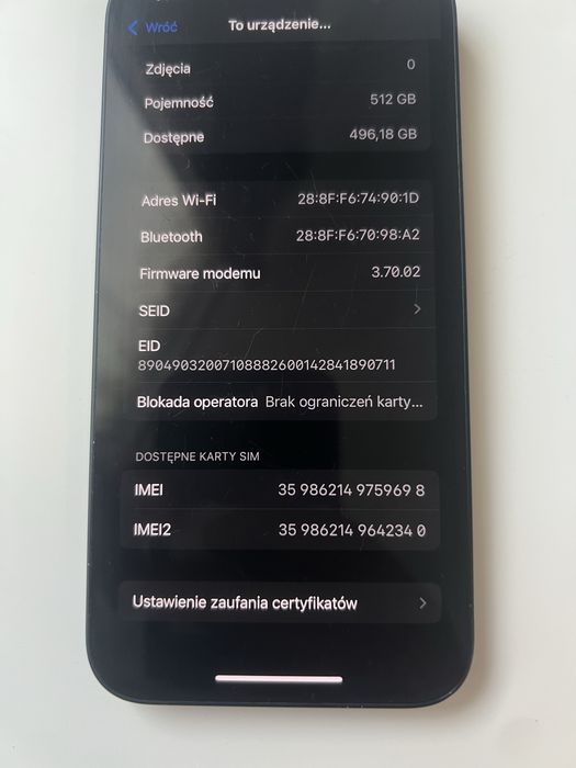 Iphone 14 512GB OKAZJA