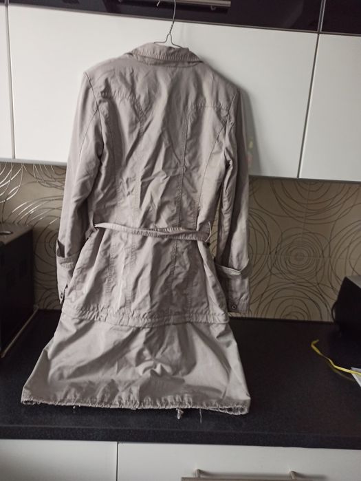Trencz, płaszczyk, kurtka szara. XS.