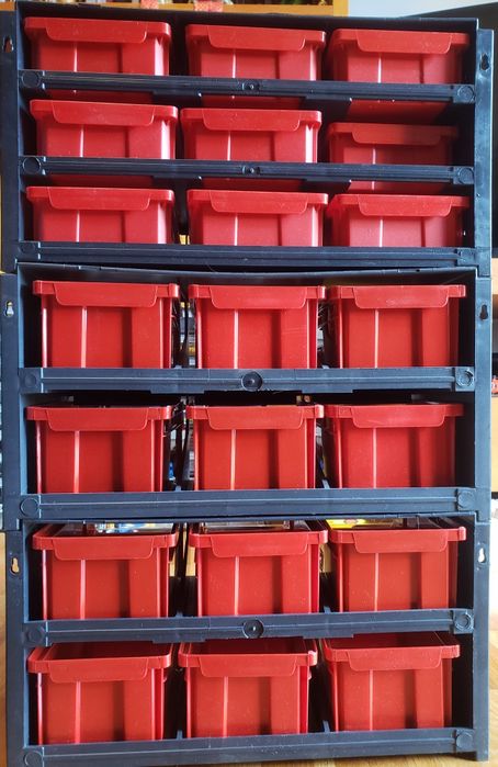 Classificadores de gavetas empilháveis modulares Tayg