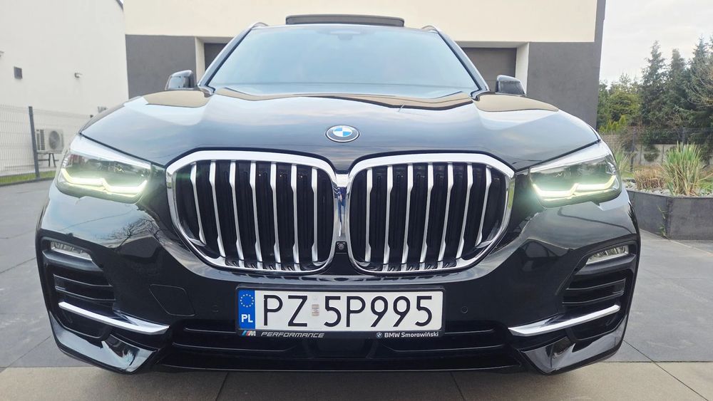 BMW X5 X5 PL Salon Bezwypadkowy WENTYLOWANE Komfory Hud-Up kamery 360 Dach Sz