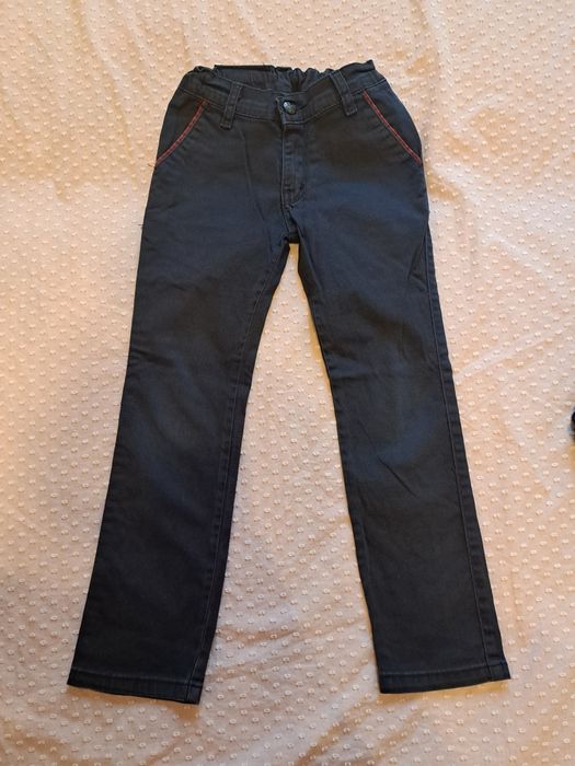 Штани джинси з утепленням лижні полукомбінезон на 6, 7 років