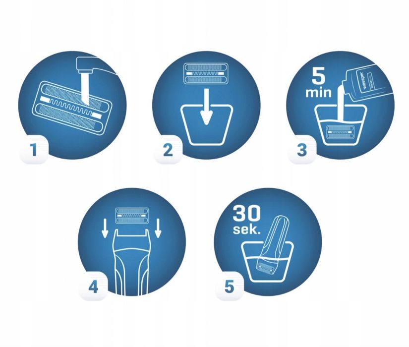 Лимонна рідина для очищення електробритв  та лез Wessper ShaveMax WES1