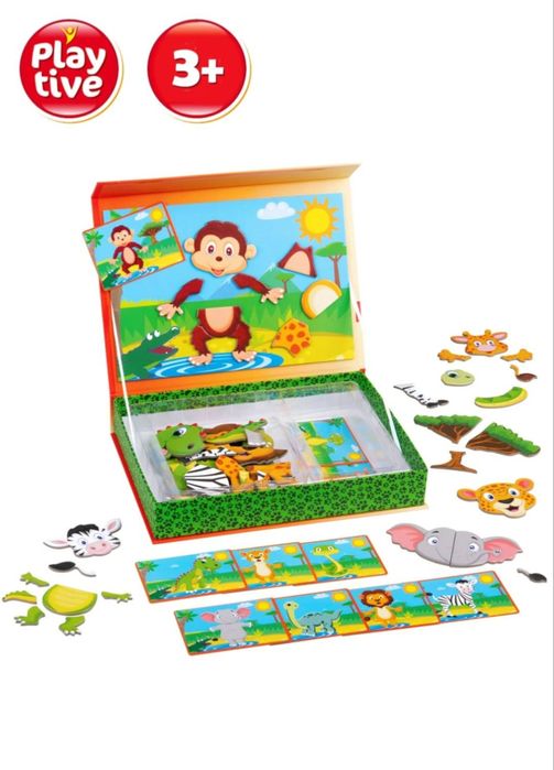 Магнітна гра пазли PlayTive,  Ejector Blocks логічна гра-головоломка