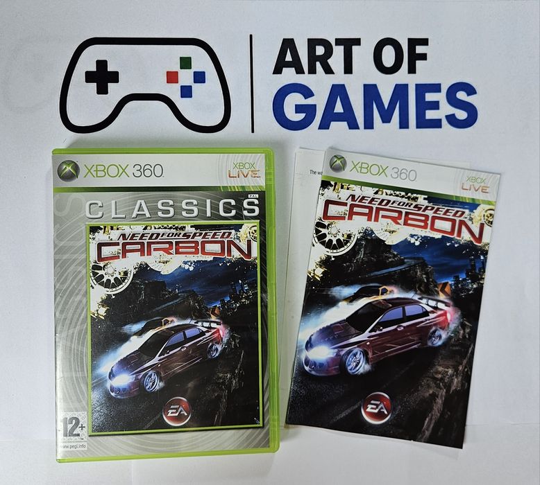 Need for Speed Carbon Xbox 360 Komplet 3xA  NFS