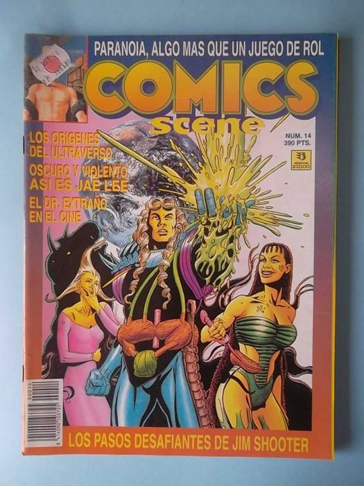 COMICS SCENE - Edição americana / espanhola - 10 exemplares.