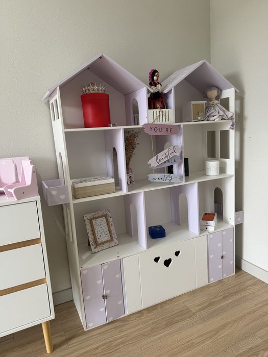 Великий деревʼяний будинок для ляльок + меблі САМОВИВІЗ
