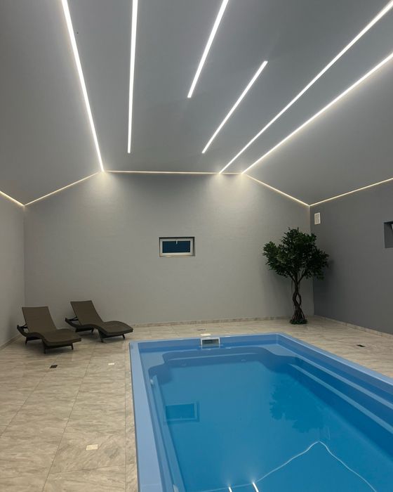 Баня на дровах с. Мачухи басейн мангальна зона