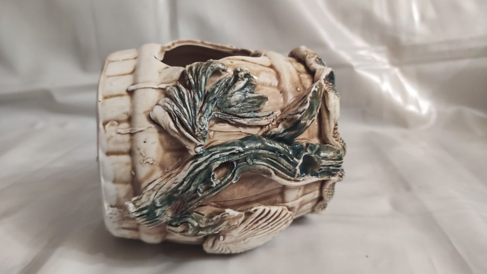 Декорация для аквариума, бочка, домик, островок для черепахи