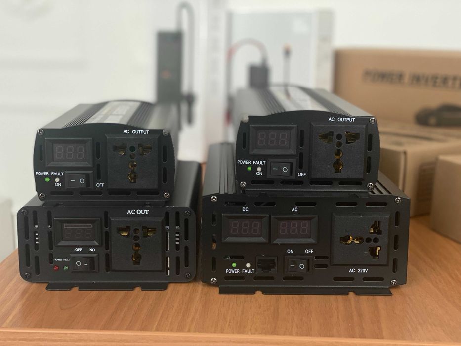 Інвертори з чистим синусом Baseus 300w 500w та інші 1000w